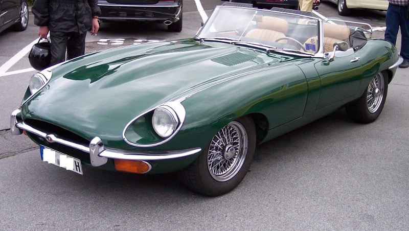 Kraked version of the Jaguar e-type image