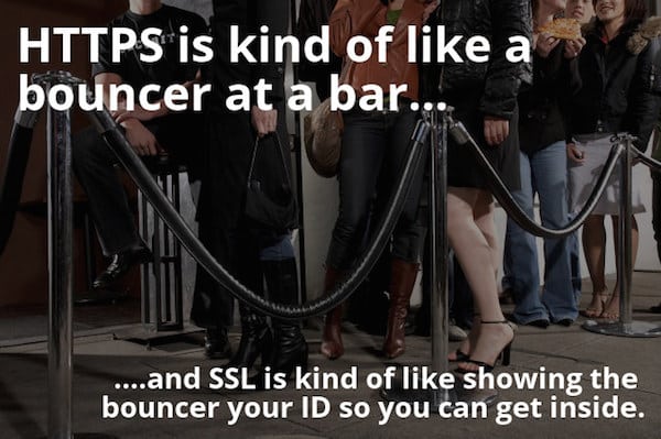 HTTPS bouncer bar