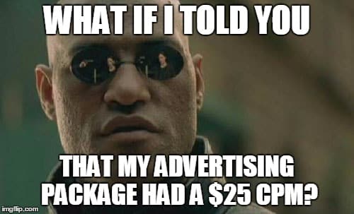 Digital advert meme